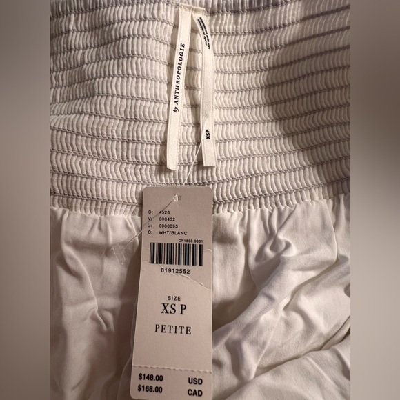 Anthropologie Square-Neck Puff-Sleeve Tiered Dress - Picture 11 of 11